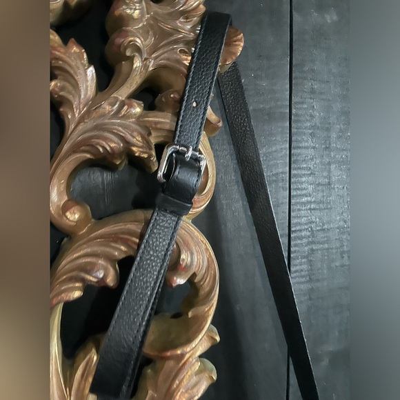 IO PELLE NWT Made In Italy Leather Skull Embossed Pouch Bag Crossbody Purse - Picture 3 of 12